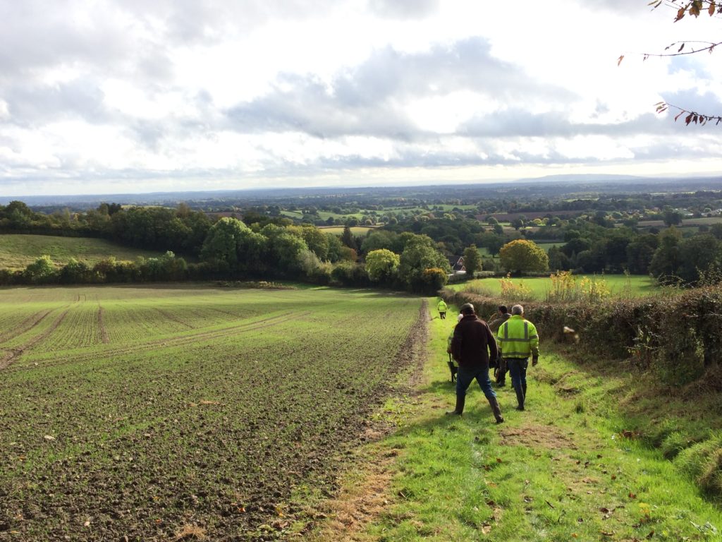 Back Down--Lovely Autumn View to Cotswolds